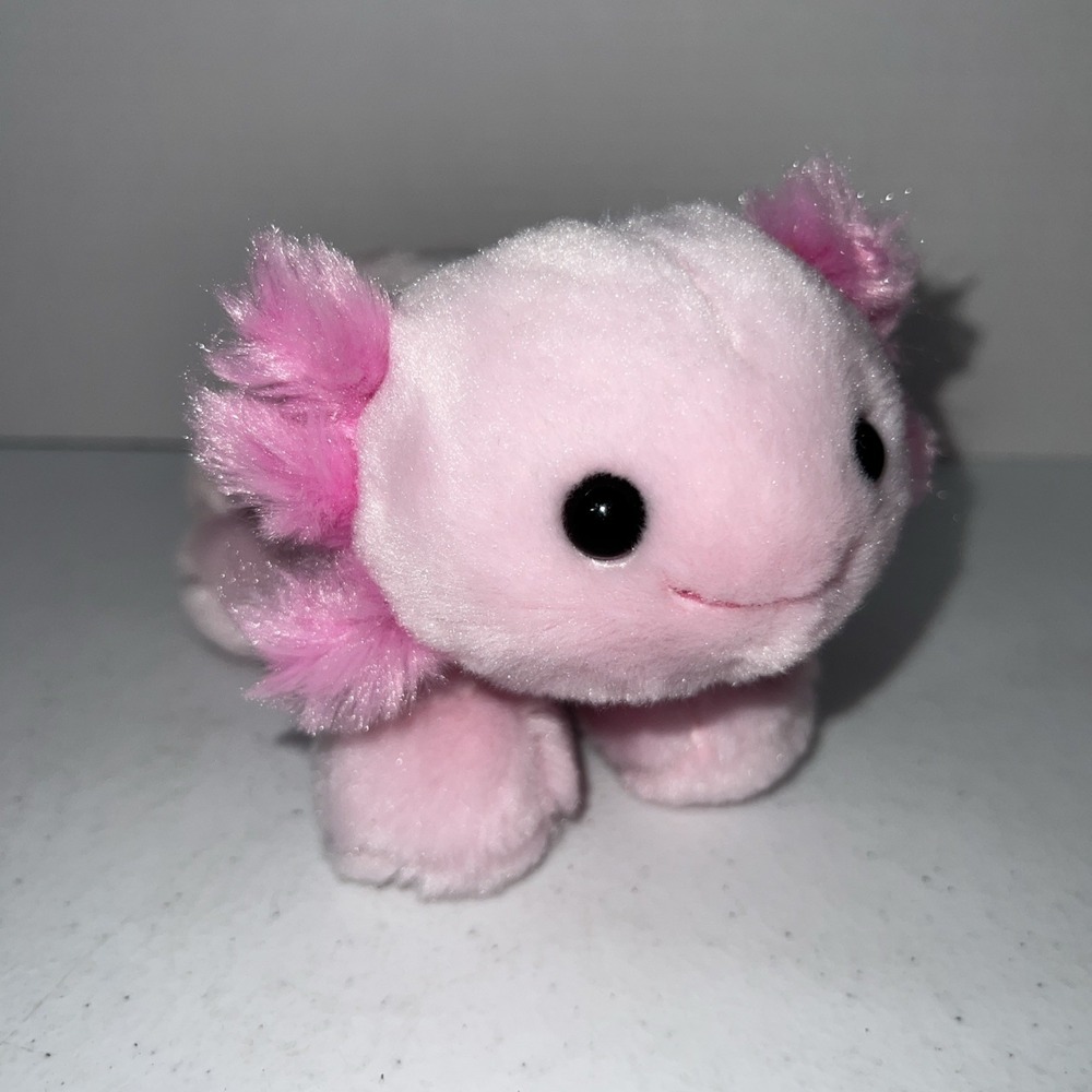 Build A Bear Baby Axolotl Pink Mini Buddy Small Fry‎ Plush 7.5" Stuffed Animal